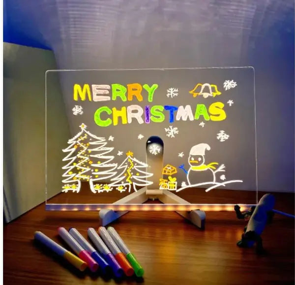 🌟🎨 LED Drawing Board Lamp for Kids — Light-up Creativity! 🌟