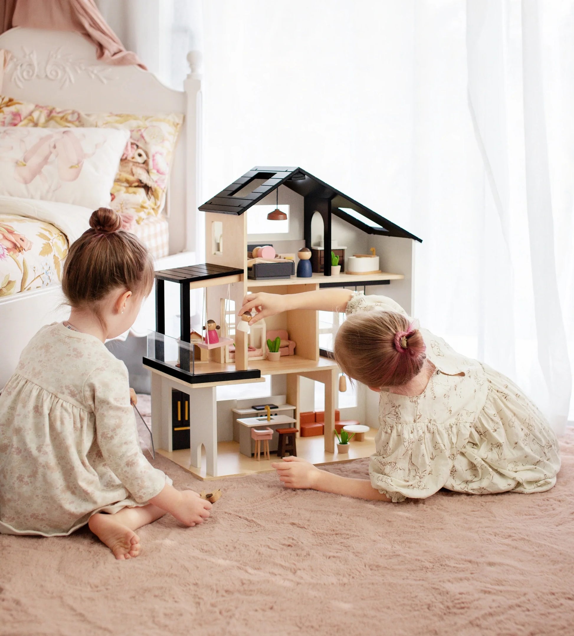 Tiny Land® Modern Family Dollhouse - The Little Big Store