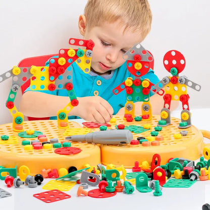 Children Electric Drill Toolbox Driller Games - The Little Big Store