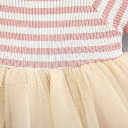 👑 RuffleRoyale™ Girls’ Summer Princess Dress 💖 – Layered Elegance for Little Fashionistas
