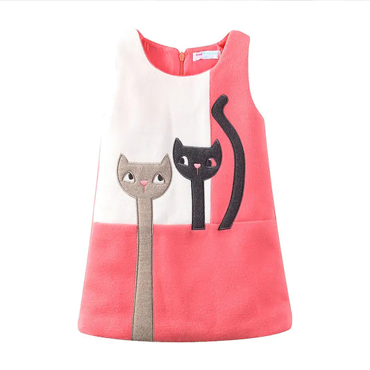 🐾 Purrcess™ Cat Party Dress 👑 – Princess Style for Pets & Babies