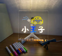 💡 ClearGlow™ LED Drawing Pad ✍️✨ – Reusable Acrylic Art Board for Bright Ideas!