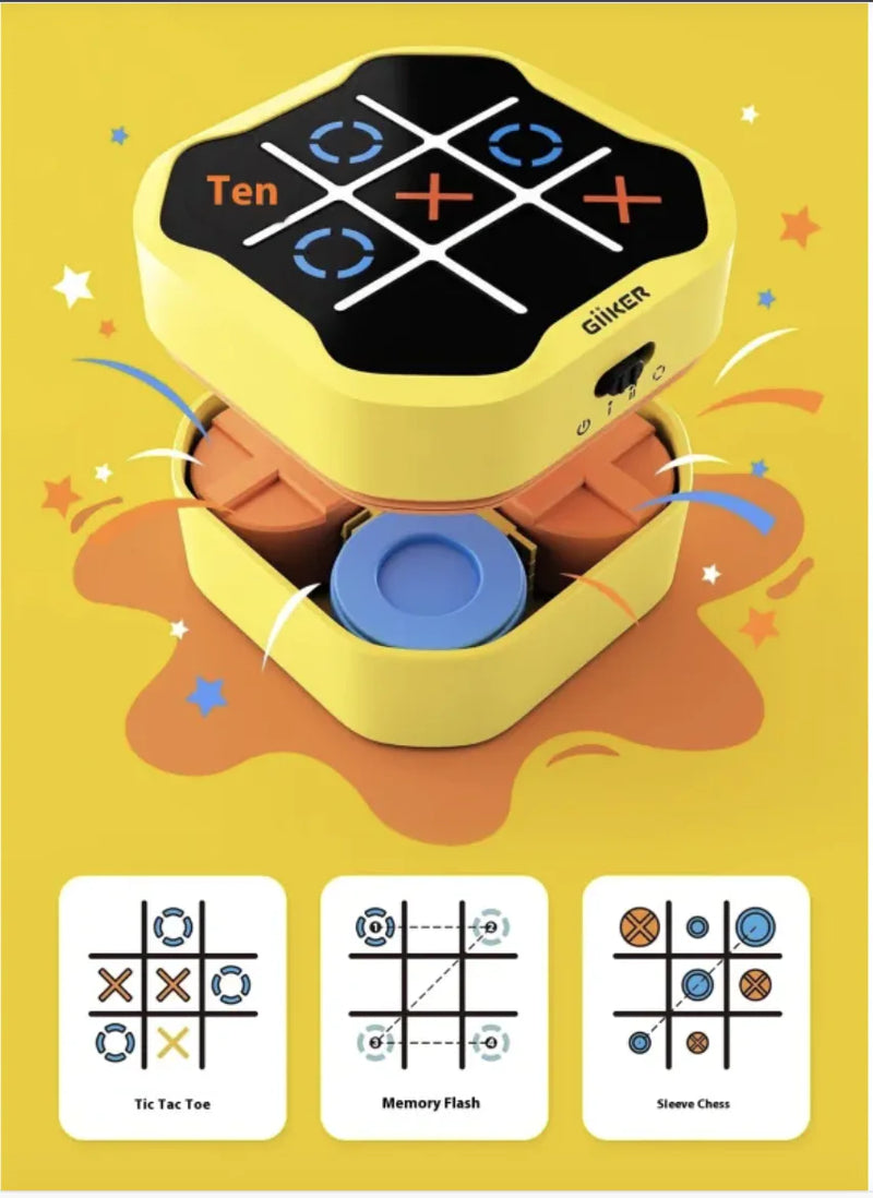 Super Tic-Tac-Toe Strategy Board Game for Kids Ages 3+