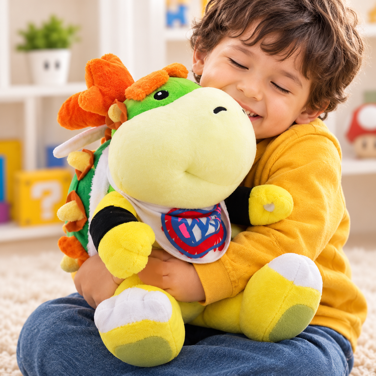 Bowser Jr. Koopa Plush Toy | Soft Nintendo Stuffed Animal for Kids Fans