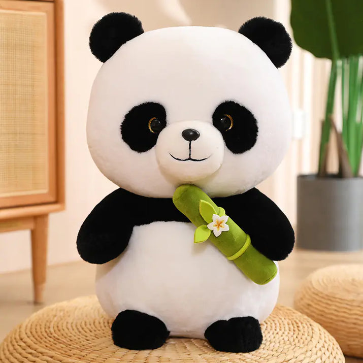 Cute Bamboo Tube Panda Plush Toy - The Little Big Store
