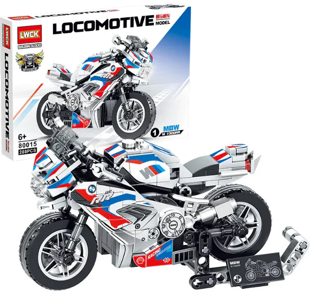 Motorcycle Model Building Block Toy - The Little Big Store