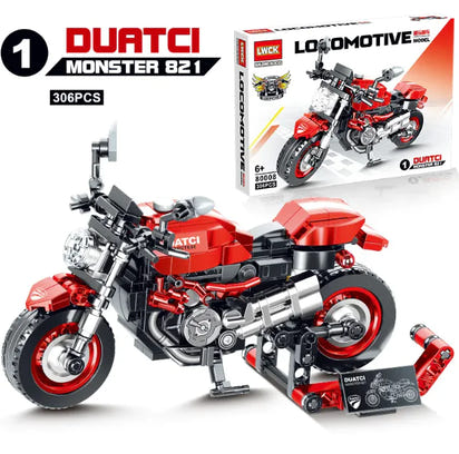 Motorcycle Model Building Block Toy - The Little Big Store