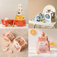 Montessori Wooden 5-in-1 Educational Toy - The Little Big Store