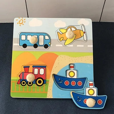 Baby Toy Wooden Roller Coaster - The Little Big Store