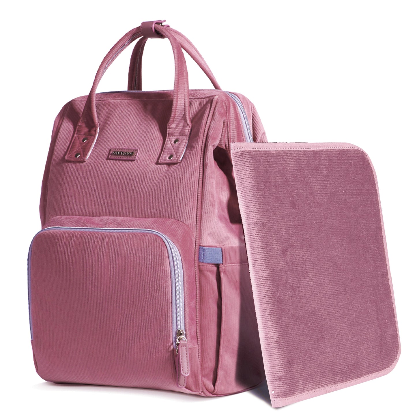 🎒 CozyCord Corduroy Diaper Backpack 🍼 – Stylish & Durable Baby Bag for Modern Parents