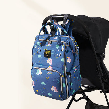 🎒 WideNest Open-Wide Diaper Backpack 🍼 – Ultra-Spacious, Easy-Access Baby Bag for Organized Parenting