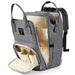 🎒 WideNest Open-Wide Diaper Backpack 🍼 – Ultra-Spacious, Easy-Access Baby Bag for Organized Parenting