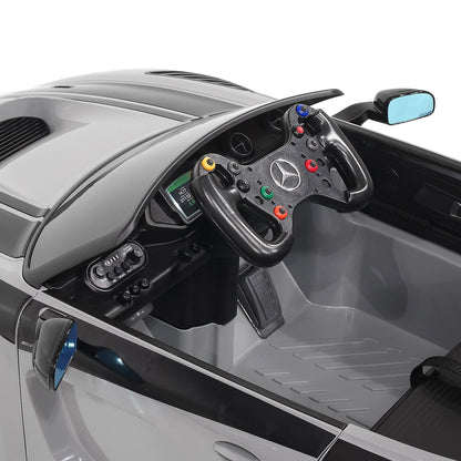 Mercedes AMG GT3 EVO 12V Kids Ride-On Car with R/C Parental Remote | Green - The Little Big Store