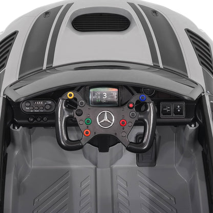 Mercedes AMG GT3 EVO 12V Kids Ride-On Car with R/C Parental Remote | Green - The Little Big Store