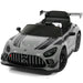 Mercedes AMG GT3 EVO 12V Kids Ride-On Car with R/C Parental Remote | Gray - The Little Big Store
