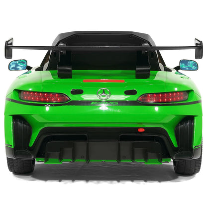 Mercedes AMG GT3 EVO 12V Kids Ride-On Car with R/C Parental Remote | Green - The Little Big Store