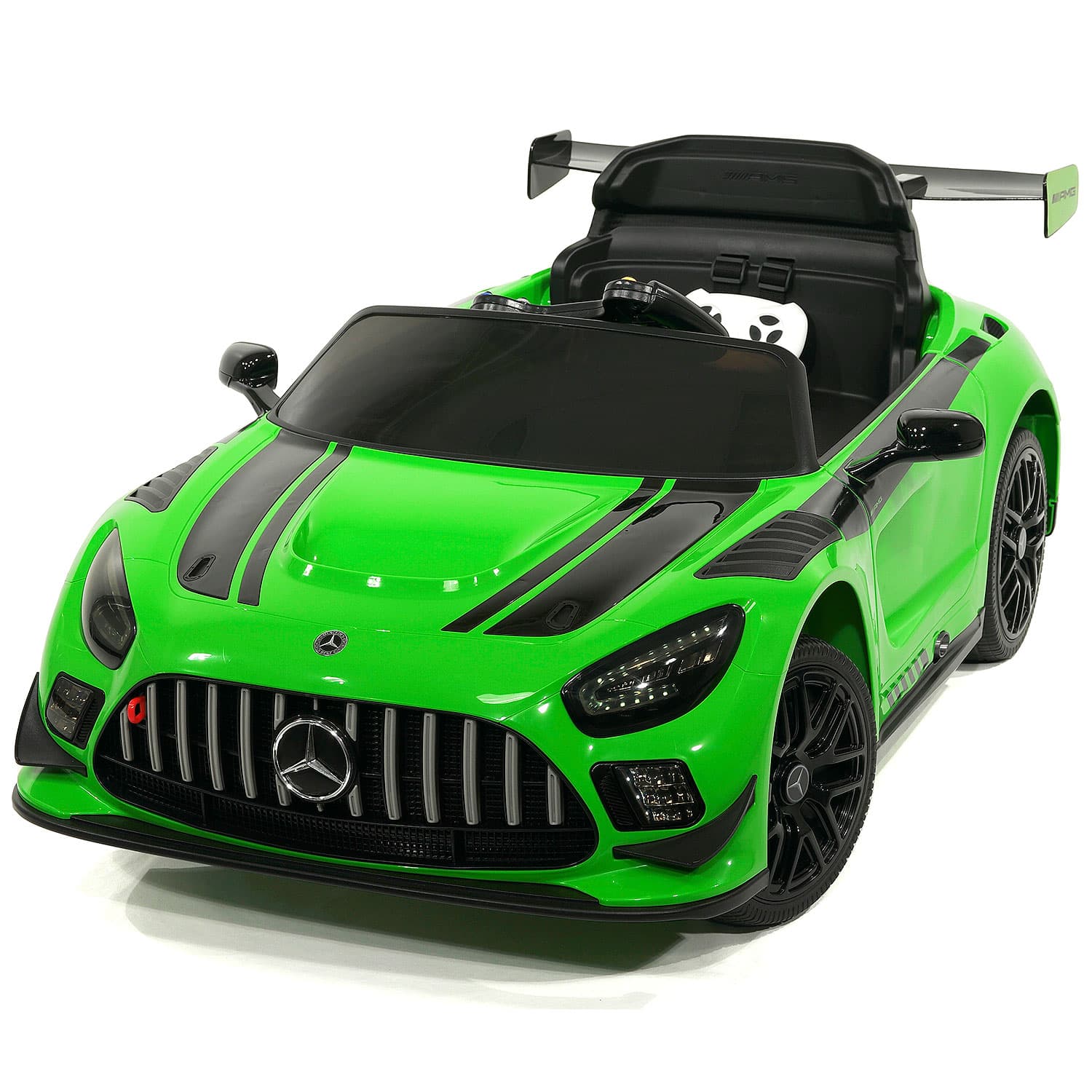 Mercedes AMG GT3 EVO 12V Kids Ride-On Car with R/C Parental Remote | Green - The Little Big Store