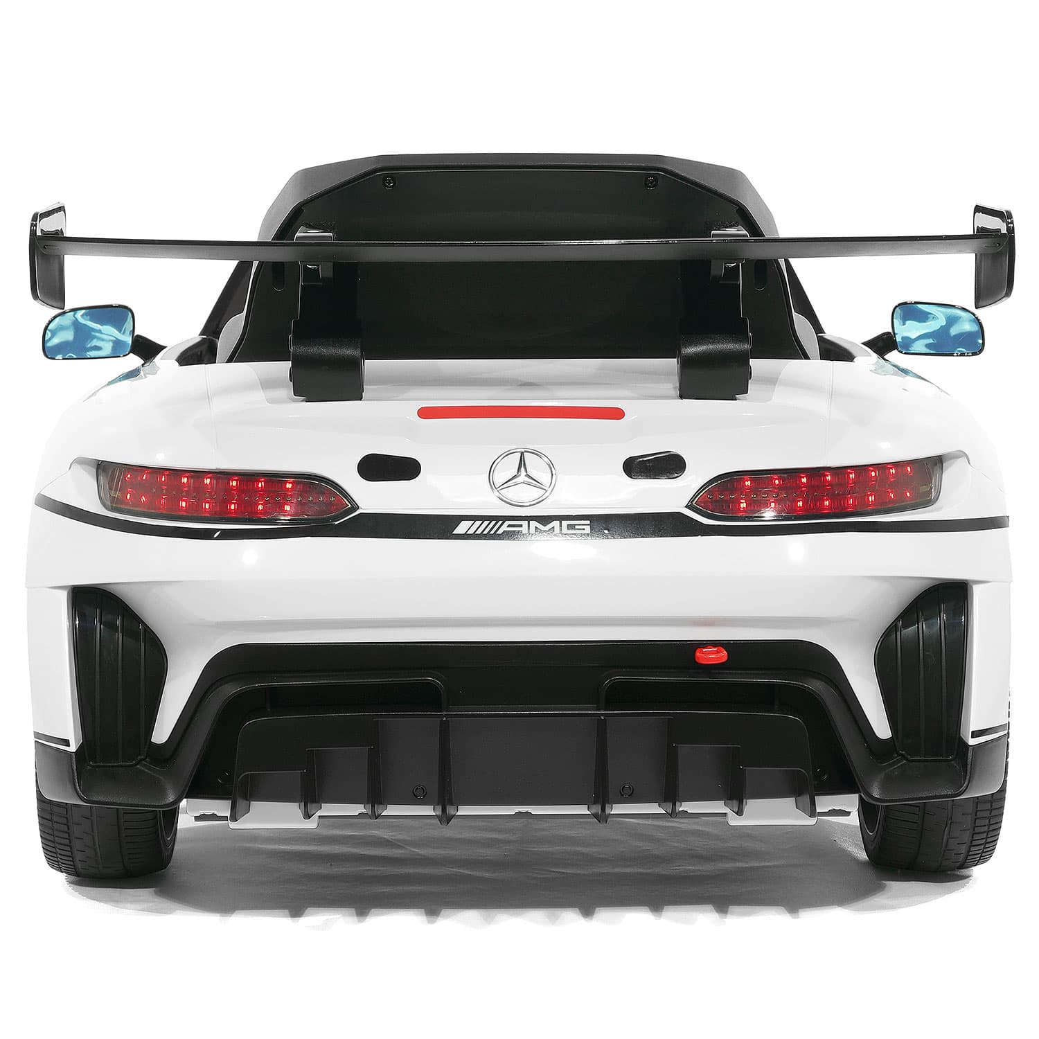 Mercedes AMG GT3 EVO 12V Kids Ride-On Car with R/C Parental Remote | White - The Little Big Store