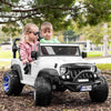 Trail Explorer 24V Kids Ride-On Car Truck with R/C Parental Remote | White - The Little Big Store