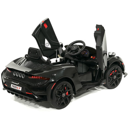 McLaren 765LT 12V Kids Ride-On Car with R/C Parental Remote | Black - The Little Big Store