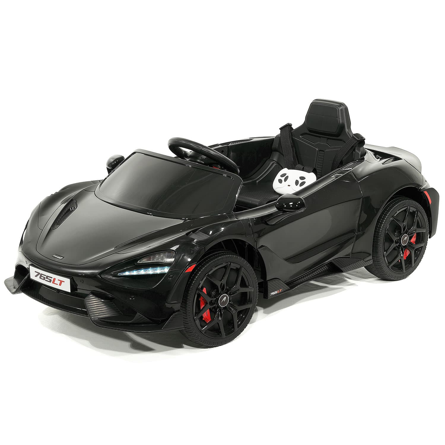 McLaren 765LT 12V Kids Ride-On Car with R/C Parental Remote | Black - The Little Big Store
