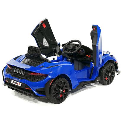 McLaren 765LT 12V Kids Ride-On Car with R/C Parental Remote | Blue - The Little Big Store
