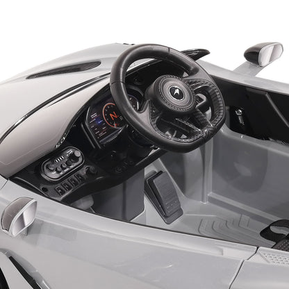 McLaren 765LT 12V Kids Ride-On Car with R/C Parental Remote | Black - The Little Big Store