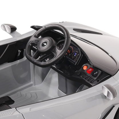 McLaren 765LT 12V Kids Ride-On Car with R/C Parental Remote | Black - The Little Big Store