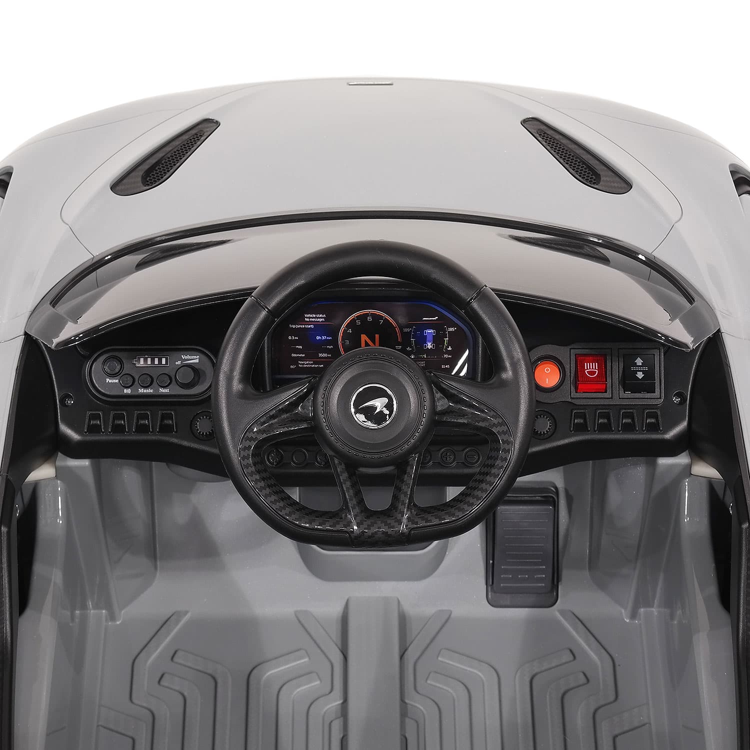 McLaren 765LT 12V Kids Ride-On Car with R/C Parental Remote | Pink