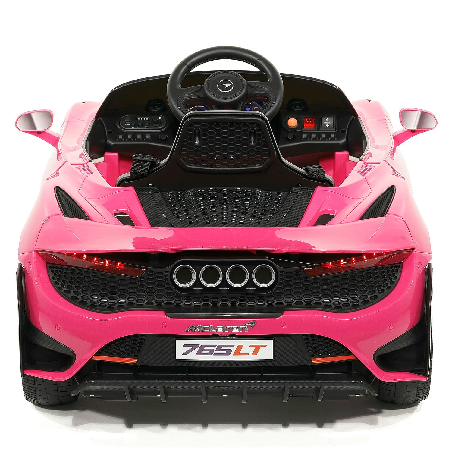 McLaren 765LT 12V Kids Ride-On Car with R/C Parental Remote | Pink - The Little Big Store