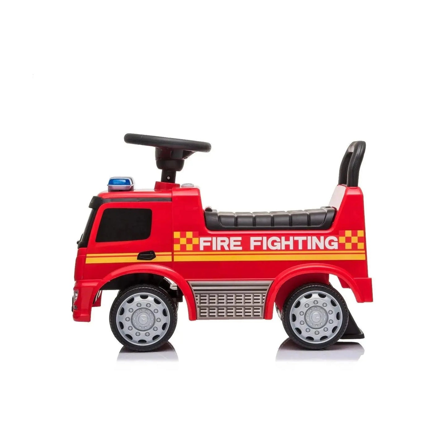 🚒 MiniMerc™ Antos Fire Rider – Foot-to-Floor Truck for Toddlers (1–3 Yrs)