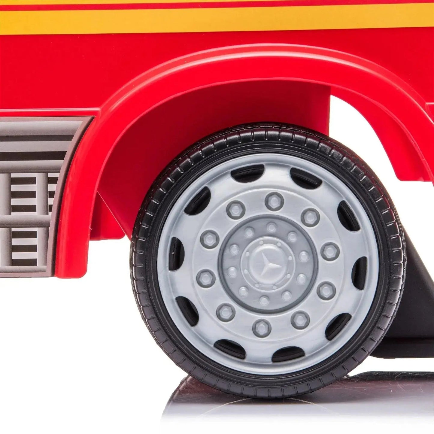 🚒 MiniMerc™ Antos Fire Rider – Foot-to-Floor Truck for Toddlers (1–3 Yrs)