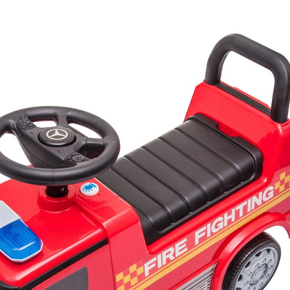 🚒 MiniMerc™ Antos Fire Rider – Foot-to-Floor Truck for Toddlers (1–3 Yrs)