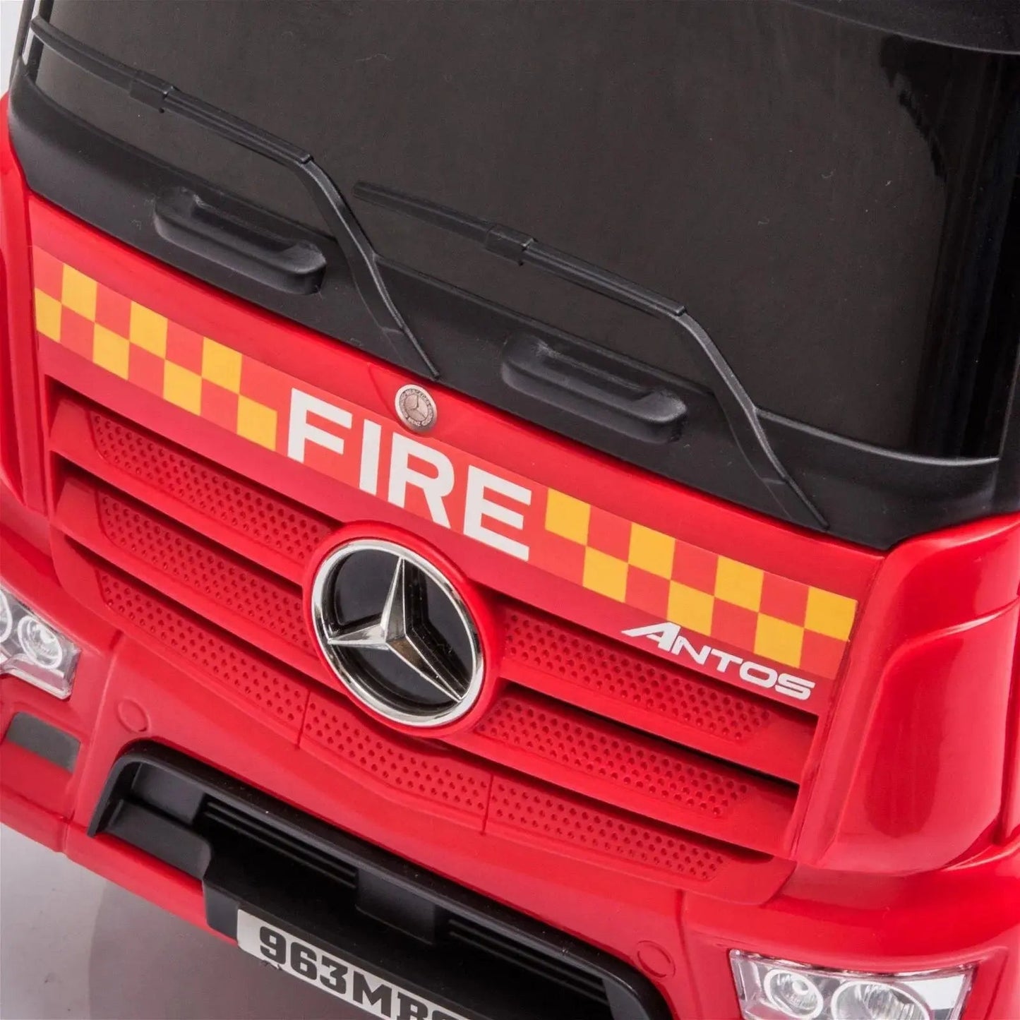 🚒 MiniMerc™ Antos Fire Rider – Foot-to-Floor Truck for Toddlers (1–3 Yrs)