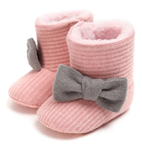 Cozy Sunflower Cotton Baby Boots