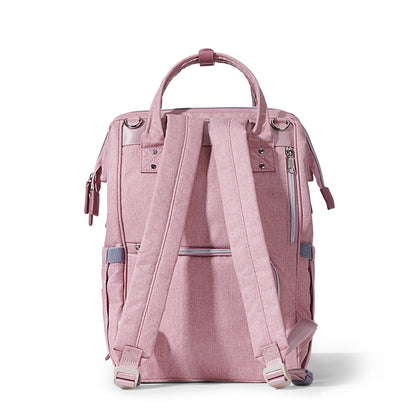 🎒 LuxeQuilt Quilted Diaper Bag Backpack 🍼 – Elegant, Spacious & Durable Baby Bag for Trendy Parents