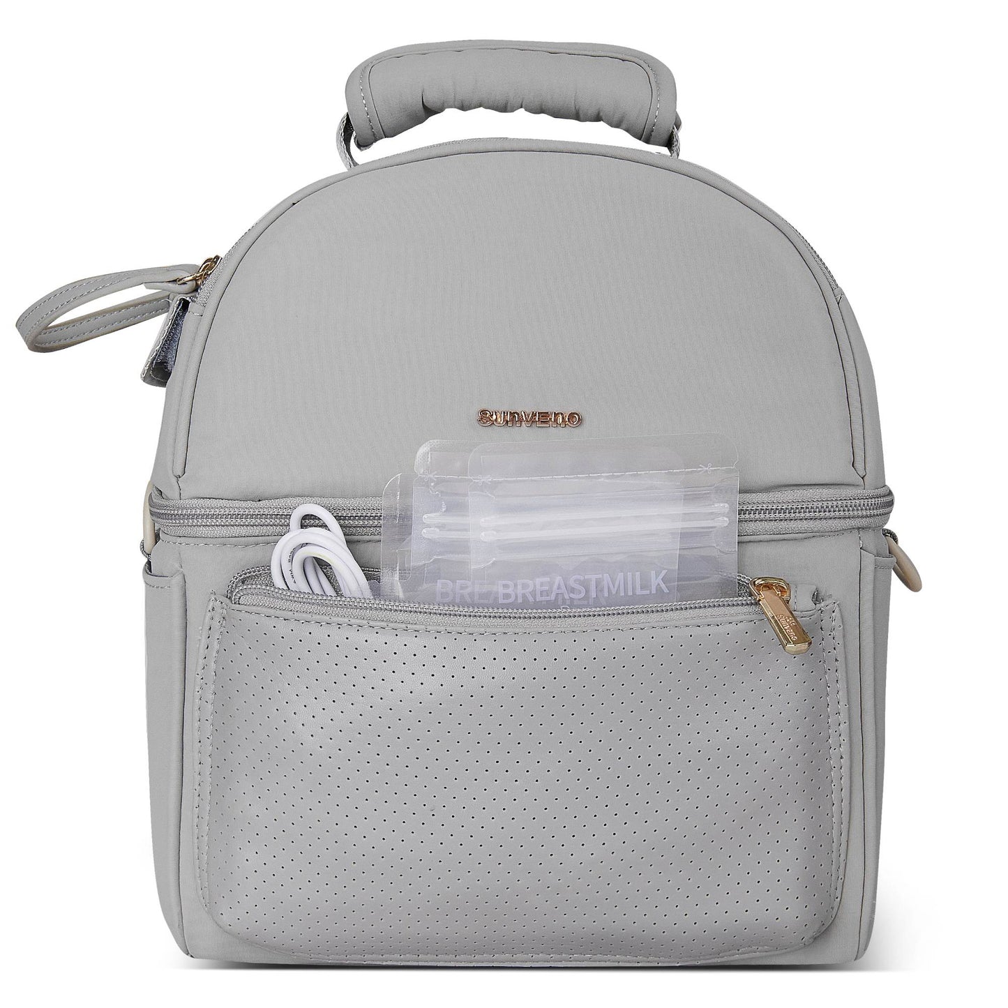 ❄️ ChillNurture Breastmilk Cooler Bag & Detachable Insulation Box Set 🍼 – Portable, Leakproof & Easy-to-Clean