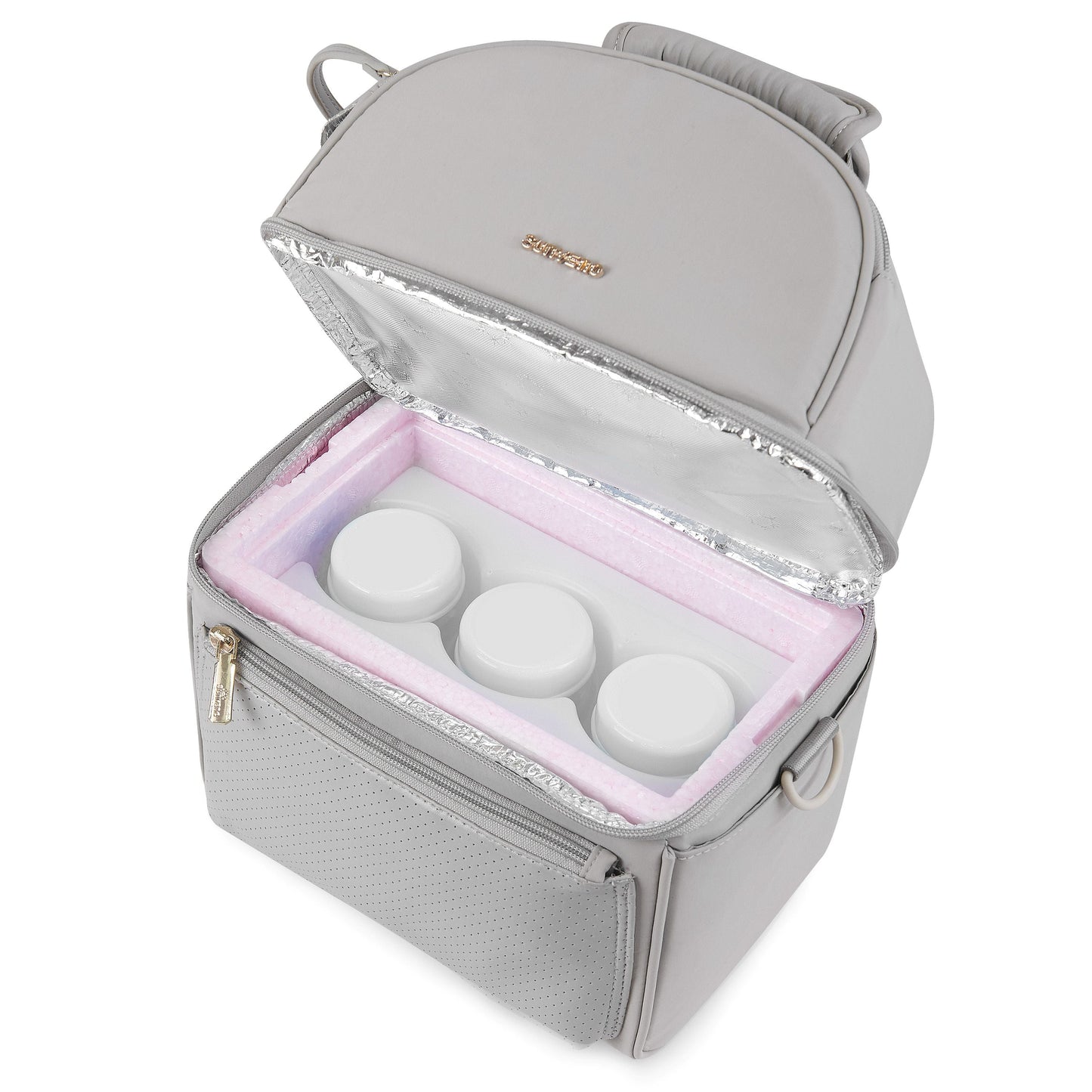❄️ ChillNurture Breastmilk Cooler Bag & Detachable Insulation Box Set 🍼 – Portable, Leakproof & Easy-to-Clean