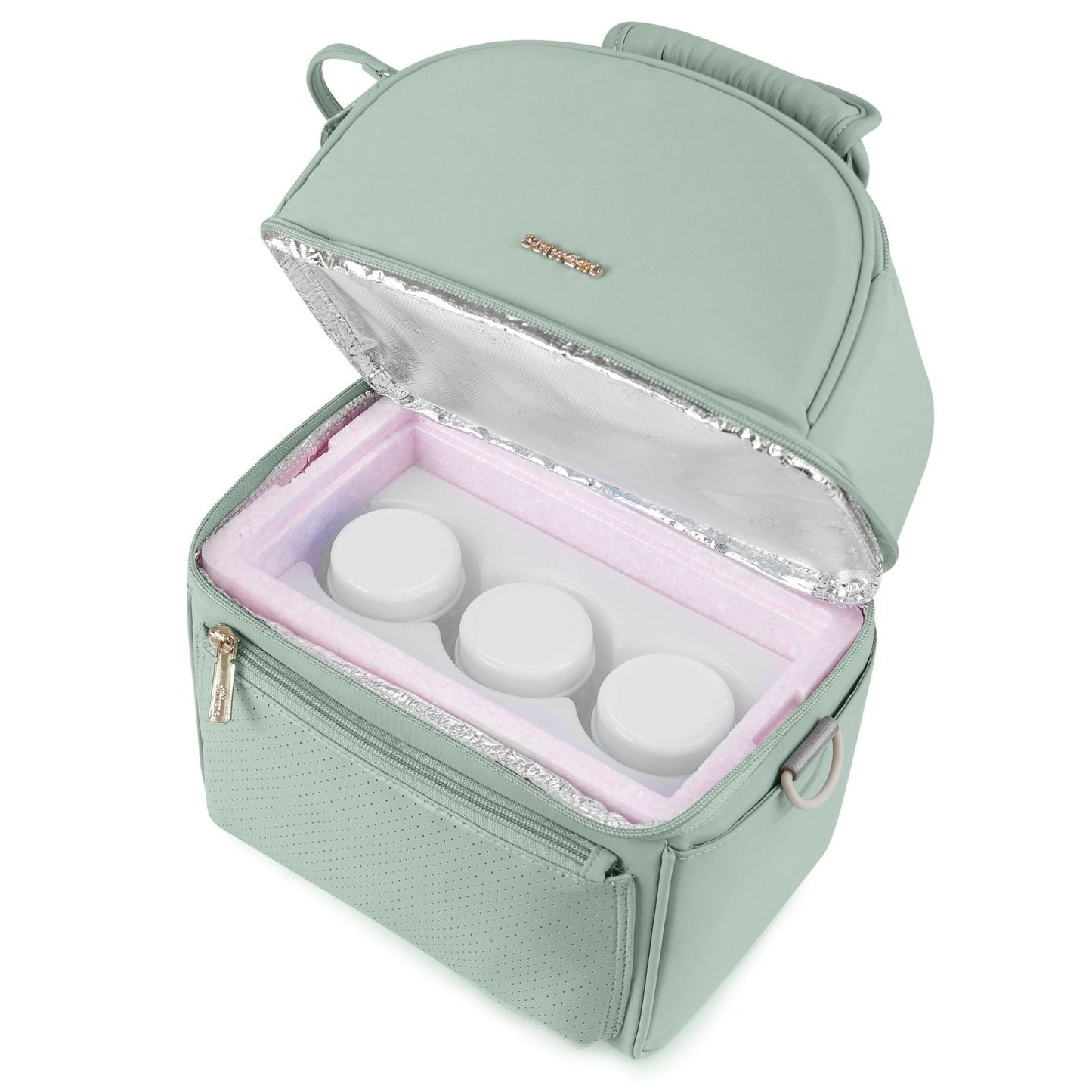 ❄️ ChillNurture Breastmilk Cooler Bag & Detachable Insulation Box Set 🍼 – Portable, Leakproof & Easy-to-Clean
