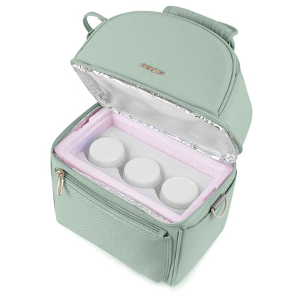 ❄️ ChillNurture Breastmilk Cooler Bag & Detachable Insulation Box Set 🍼 – Portable, Leakproof & Easy-to-Clean