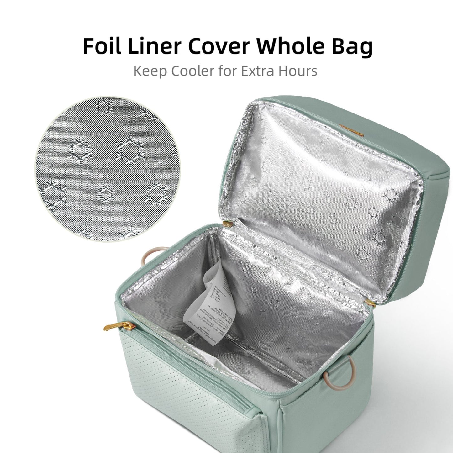 ❄️ ChillNurture Breastmilk Cooler Bag & Detachable Insulation Box Set 🍼 – Portable, Leakproof & Easy-to-Clean