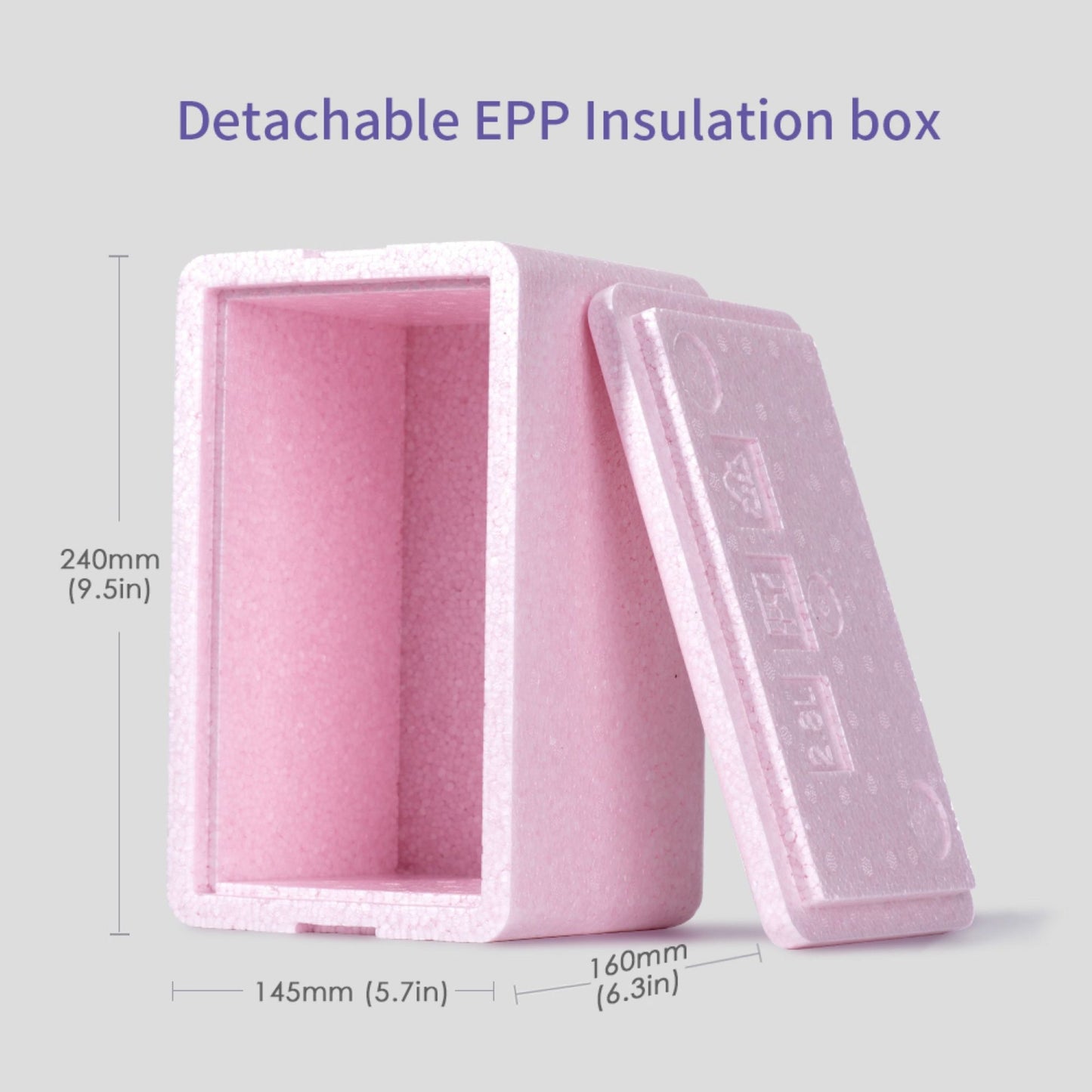 ❄️ ChillNurture Breastmilk Cooler Bag & Detachable Insulation Box Set 🍼 – Portable, Leakproof & Easy-to-Clean