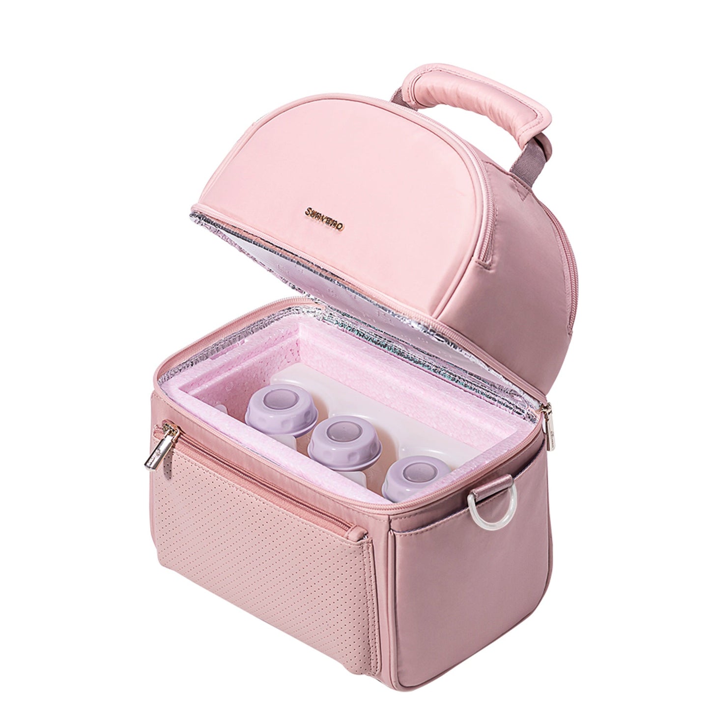 ❄️ ChillNurture Breastmilk Cooler Bag & Detachable Insulation Box Set 🍼 – Portable, Leakproof & Easy-to-Clean