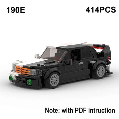 MOC Classics 190E E190 EVO Speed Sports Car Building Blocks Set - The Little Big Store