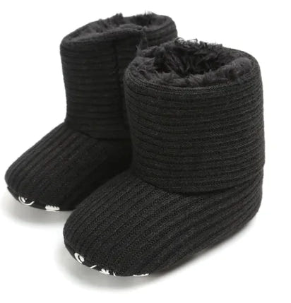 Cozy Sunflower Cotton Baby Boots - The Little Big Store