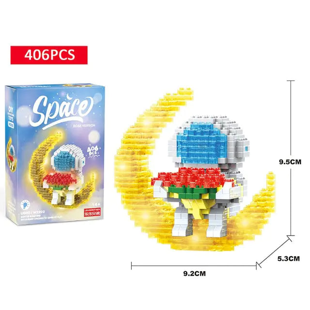 Toys Figure Astronaut Building Blocks Model - The Little Big Store