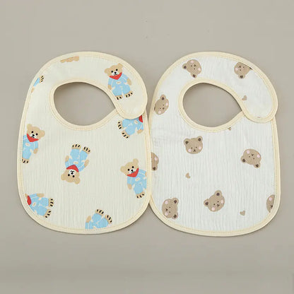 Thin Kids' Bib - Pure Cotton Waterproof Gauze Towel