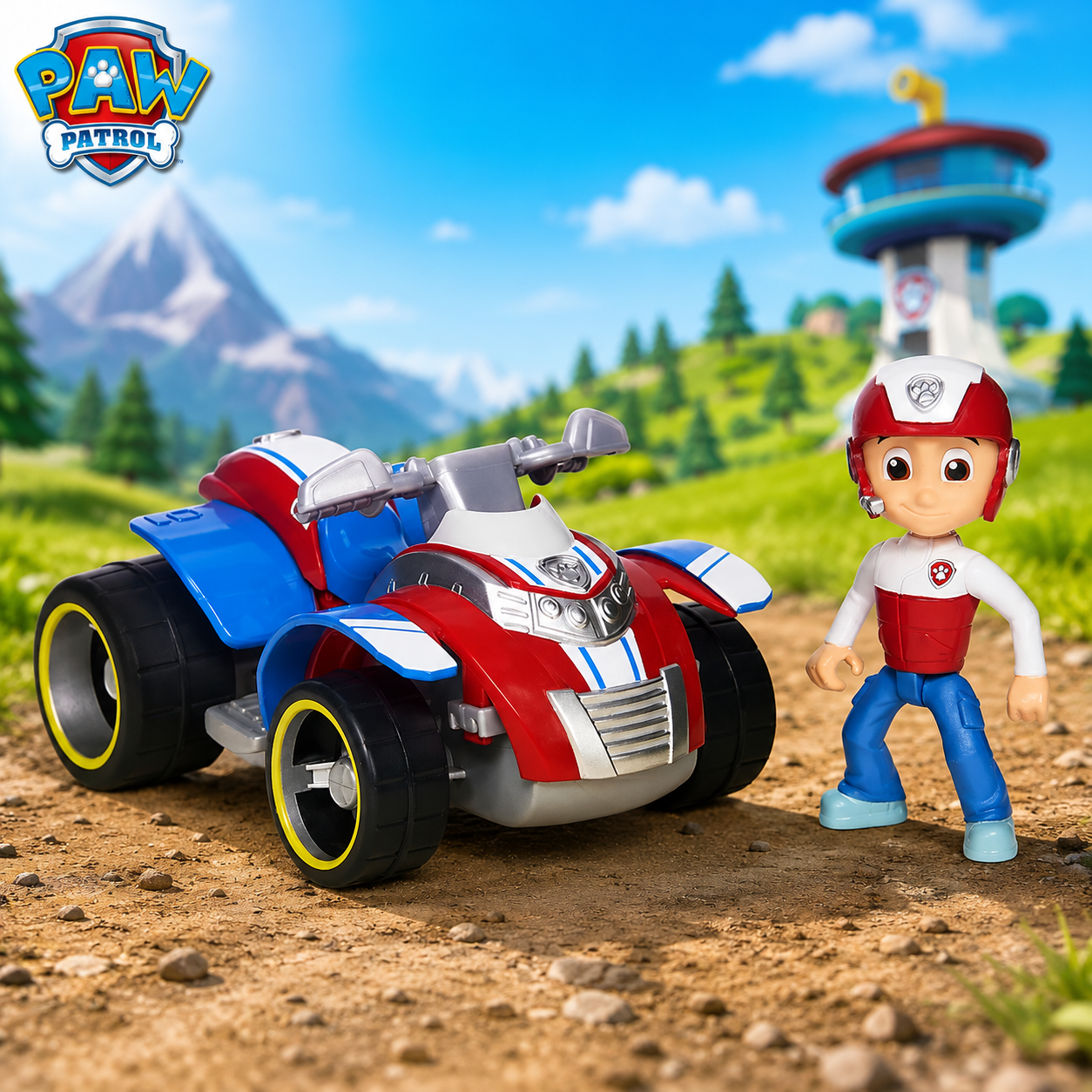 Paw Patrol Vehicle & Character Figure Set – Ryder, Chase, Skye & More