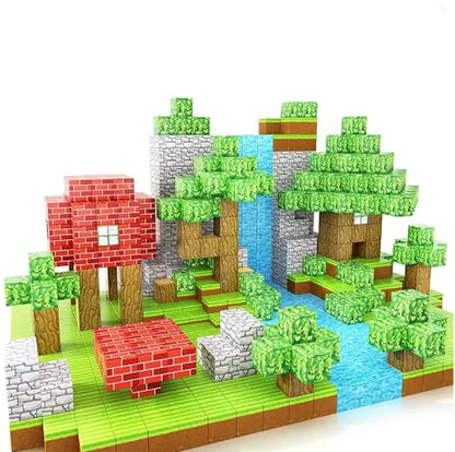 DIY Magnetic Building Blocks Set for Kids, Ages 3+ - The Little Big Store