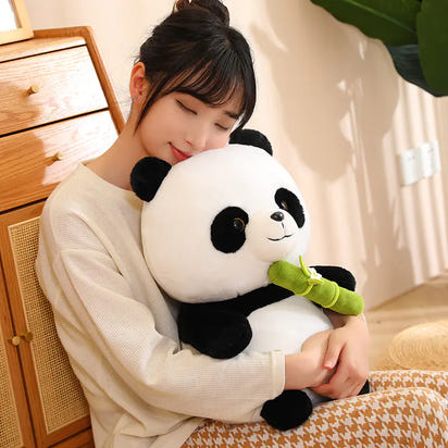 Cute Bamboo Tube Panda Plush Toy - The Little Big Store